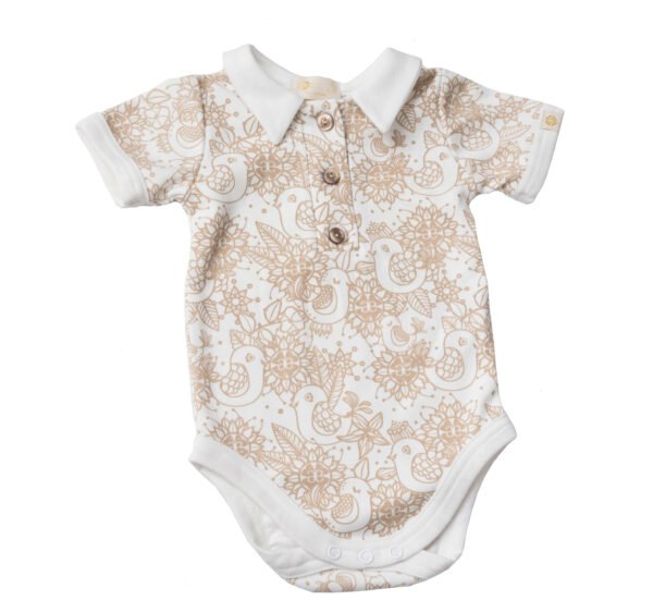 Polo Bodysuit shortsleeve Organic Cotton scaled