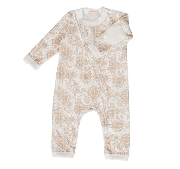 Zip Up Footless Organic Cotton Baby OENSIE scaled