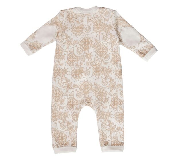 Zip Up Organic Cotton Baby Romper FOOTLESS scaled