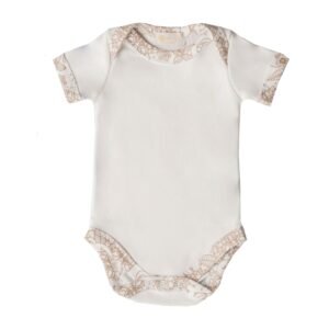 short sleeve organic cotton bodysuit